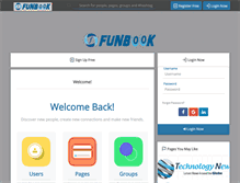 Tablet Screenshot of funbook-pk.com